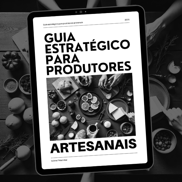 Capa do ebook Guia Estratégico para Produtores Artesanais